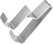Cabilock 1pc Wall Mounted Headset Stand for Gaming Controllers and Headphones Silver Design for Home Office and Keeps Your Space Organized