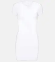 [Wardrobe.NYC] Wardrobe.NYC Cotton jersey minidress UK 4 white