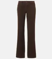 [The Row] The Row Carlyl cotton corduroy straight pants 24 brown