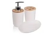 White Magic Eco Basics 3 in 1 Vanity Bathroom Set White