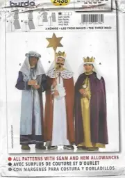 A9 BURDA 2438: CHILD'S COSTUME SIZE 4-14 SEWING PATTERN