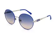 Sunglasses Swarovski SK0255 16W SHINY PALLADIUM 55/19/140 WOMAN Silver 55 mm