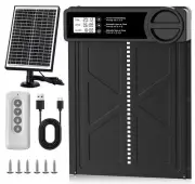 Automatic Chicken Coop Door Solar Powered - Large with Timer/Manual Mode, Sol...