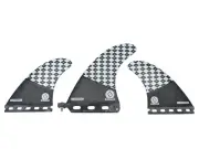 SHAPERS FINS 6" PERFORMANCE 2+1 fits Futures longboard surfboard fins