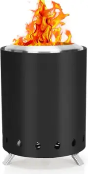 Smokeless Tabletop Fire Pit – Portable, Low Smoke