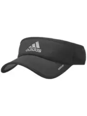 ADIDAS SUPERLITE 2 PERFORMANCE VISOR BLACK/SILVER - BRAND NEW - NEVER WORN