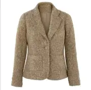 Size XL Monroe and Main Gold Sequin Blazer Jacket new
