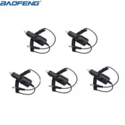 5PCS Battery Cable Line Baofeng UV-5R Car Charge For UV-82 UV-5RE UV-9R UV-XR