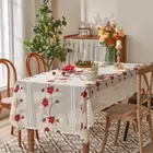 Christmas Tablecloth for Rectangle Tables Table Cover Decorative Table Cloth HOT