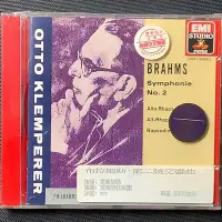 在飛比找Yahoo!奇摩拍賣優惠-企鵝三星/Brahms布拉姆斯-第二號交響曲 Klemper