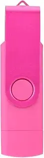 Mini USB Flash Drive 8G/16G/32G/64G Storage U Disk,Rose Red Metal Rotation Portable USB Flash Drive High Speed U Disk,USB Flash Drive Memory U Disk for Office (32G)