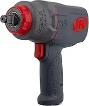 [Ingersoll Rand] 2236QTIMAX DXS2 1/2" Air Impact Wrench, Quiet, 1500 ft-lb Torque, Titanium Hammercase, Friction Ring Retainer, Pistol, Interchangeable Anvil, Multi-functional Tool