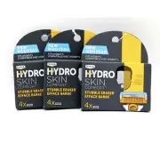 Schick Hydro Skin Comfort Stubble Eraser Razor Blade Refills 3 Boxes of 4 = 12