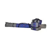 Deluxe 2Pc Ski & Boot Bag Combo - Gray/Navy