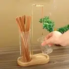 2 in 1 Incense Burner Wooden Base Aromatherapy Burner Home Decor