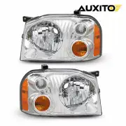 2PC Headlight Headlamps Set For 2001-2004 Nissan Frontier Base XE Left Right EXC (for: Nissan)