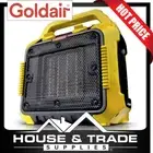 Goldair Workshop Ceramic Fan Heater 2000w Safety Tilt Switch GCH450
