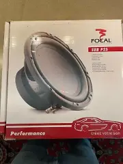 FOCAL SUB P25 10" 400W DUAL 4-OHM CAR AUDIO SUBWOOFER SPEAKER NEW in BOX