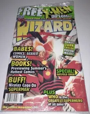 Wizard Magazine 83 July 1998 Polybagged w/ Xavier Institute Diploma - Alex Ross