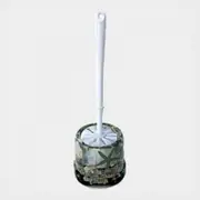 Sand and Shell Bluewash Toilet Brush and Holder