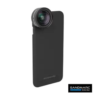 【SANDMARC】《升級版》0.56Ｘ超廣角HD手機鏡頭含夾具及iPhone 14 Pro專用背蓋(手機廣角鏡 iPhone鏡頭)