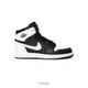 NIKE JORDAN 1 RETRO B&W PS 黑白 高筒 經典 休閒 籃球鞋 中童鞋【FD1412-010】