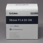 Sigma 56mm F1.4 Contemporary DC DN Single Focus Lens Fuji X-Mount APS-C Camera