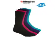 SALE KingGee Bamboo Work Socks Padded Footbed Workwear Soft Comfort K49270