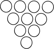 Kisangel 10pcs Microphone Shock Mount Clips Vibration Rubber Bands for Desktop Mic Stand Accessories for Condenser Mics Easy Installation Noise Isolation