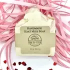 4oz Handmade Goat Milk Soap, Very Berry, Sensitive Skin, Valentines Day Gift