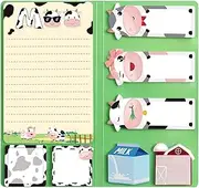 Cow Sticky Notes Set Cute Sticky Notepads 240 Sheets Book Notes Kids Office School Friends Holiday Teacher Small Gifts