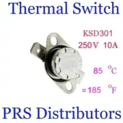 KSD301 10A 250V 85°C 185°F Thermostat Temperature Switch Thermal control Switch