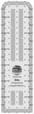 Creative Grids Machine Quilting Tool Ruler Template - Slim CGRQTA2