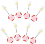 Abaodam 10Pcs Silicone Fishing Line Tangle Spacers Durable Fishing Line Stop Beans for Easy Organization and Versatile Use