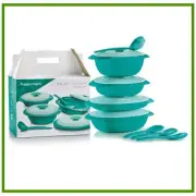 Tupperware Blossom Microwaveable Serveware Set with Giftbox