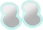 Decorative Mirror for School and Home Wavy Magnetic Locker Mirror Self-Adhesive Office Accessory