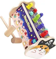 Abaodam 1 Set Wooden Blocks Beating Colorful Coordination for Educational Hammer for Hand Eye Coordination Development Present Idea for Boys