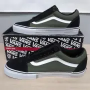 New/Dead Stock VANS Old Skool Pro '92 Pro Classics VN00K17JA Black/Olive