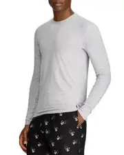 Polo Ralph Lauren Men's Long John Crewneck T-Shirt Color Andover Heather Size S