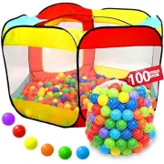 Kids Ball Pit Play Tent - Ball Pit Balls Included – Toddler Pop Up Ballpit