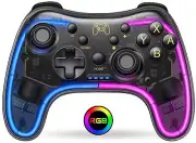 Wireless RGB Switch Pro Controller For Nintendo Switch/Lite/OLED Console,PC,iOS