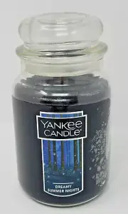 Yankee Candle Moonbeams on Pumpkins Large Jar 22 Oz Black Housewarmer New Label
