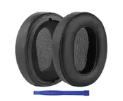 Noise Isolation Ear Pads Perfectly Fitting Sponge Covers for WH XB900N Headphones Earpads Earmuff for Home Travel - Black