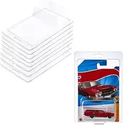 12 PCS Plastic Protector Case 7.5 x 5 x 2 Inch Model Car Clamshell Cases Clear PET Display Case Compatible with Model Cars Protector Packs Toys Car Blister Pack Covers for Display Storage