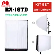 Falcon Eyes RX-18TD Flexible LED Panel Video Light 100W Photography w/ Diffuser