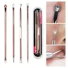 4x Blackhead Remover Tool Kit Acne Needle Blackhead Tweezers Pimple Remover