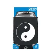 Yin Yang Solid - Funny Novelty Stubby Holder With Base