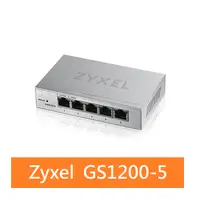 在飛比找Hami市集優惠-ZYXEL合勤 GS1200-5 5埠Gigabit網頁式管