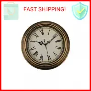Vintage Wall Clock, 12'' Retro Silent Non Ticking Classic Clocks, Roman Numerals