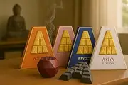 Nabeel Perfumes Premium Bakhoor Assortment – Asiya, Ashjan, Avtar, Absolute – 4 Exquisite Fragrances with Elegant Burner – Luxurious Incense for Aromatic Bliss & Relaxation